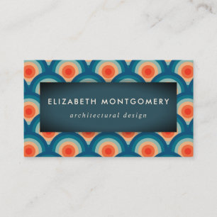 Mid Century Modern Business Card
