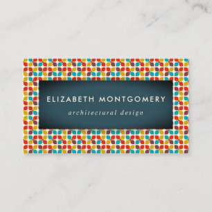 Mid Century Modern Business Card