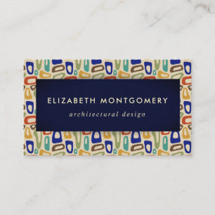 Mid Century Modern Business Card