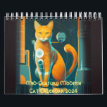 Mid-Century Modern Cat Calendar 2024, Cat Calendar<br><div class="desc">Great Mid-Century Modern Cat Calendar for 2024. Make each day an important occasion with a customized calendar from Zazzle. A great gift to hand out or just to hang in your home or office! Available in 3 sizes: Small: 5.5”l x 7”w Medium: 8.5”l x 11”w Large: 11”l x 14.25”w Printed...</div>