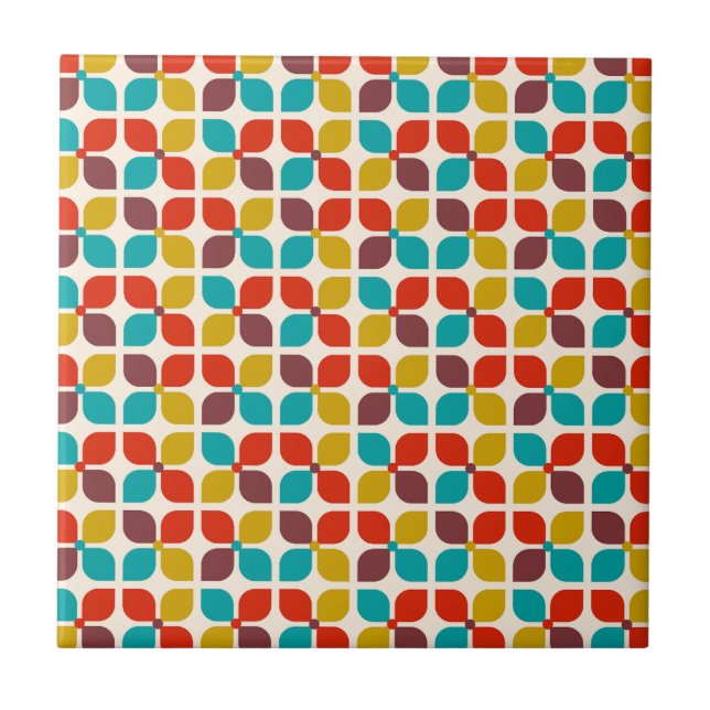 Mid Century Modern Ceramic Tile (Front)