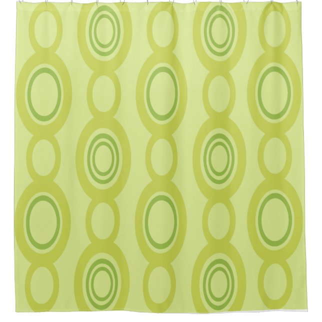 Mid Century Modern Chain Links Chartreuse (Front)