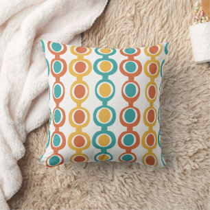 Mid-Century Modern Chain Throw Pillow
