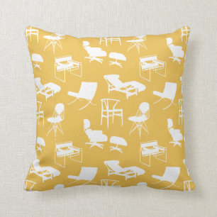 Mid-Century Modern Chairs Pillow - Customize