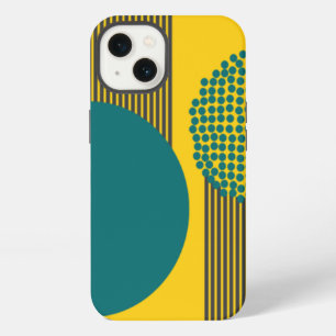 Mid-Century Modern Circle and Lines  iPhone 13 Case