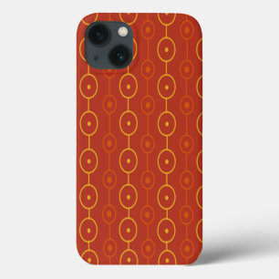 Mid-Century Modern Circle Strings iPhone 13 Case