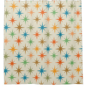 Mid Century Modern Colourful Atomic Starburst 