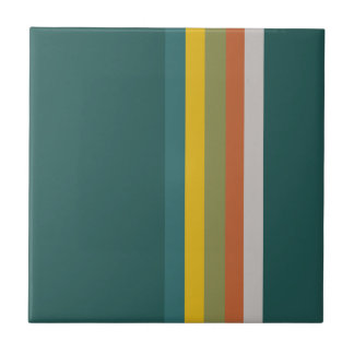 Mid-century modern colours tile