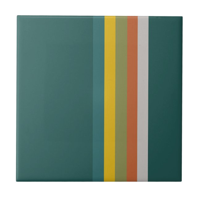 Mid-century modern colours tile (Front)