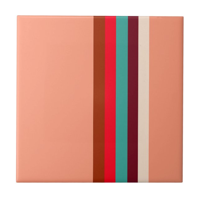 Mid-century modern colours tile (Front)