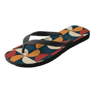 Mid-Century Modern Copper Firefly Flip Flops