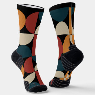 Mid-Century Modern Copper Firefly    Socks