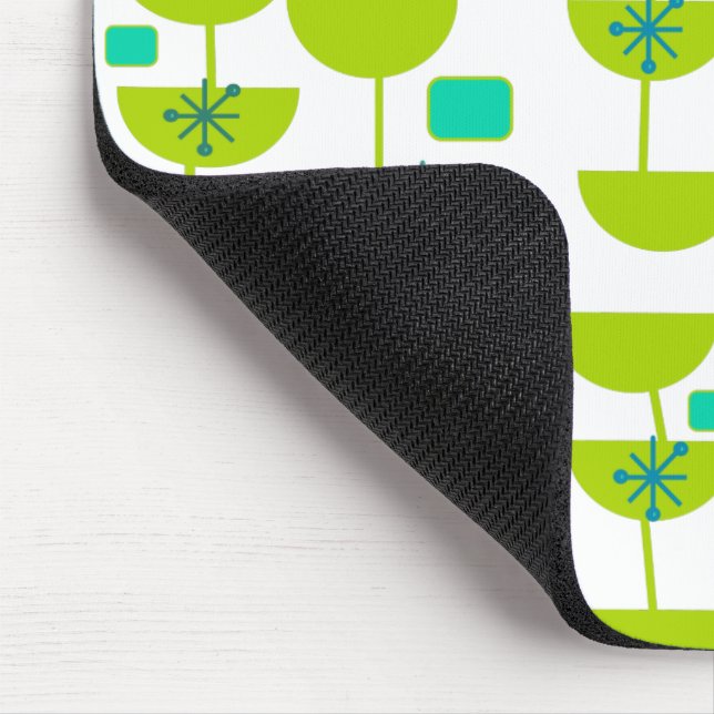 Mid-Century Modern Cups  Mouse Pad (Corner)