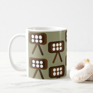 Mid Century Modern Decorative Television Set Coffee Mug