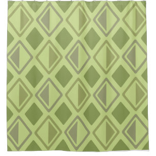 Mid Century Modern Diamonds Chartreuse
