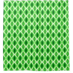 Mid-Century Modern Diamonds, Emerald & Lime Green