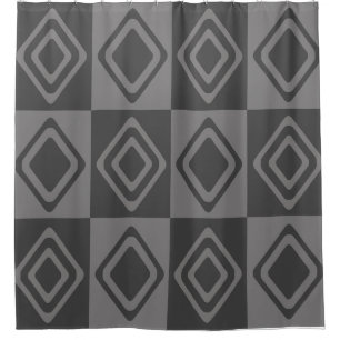 Mid Century Modern Diamonds Grey