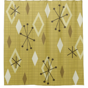 Mid Century Modern Diamonds Yellow