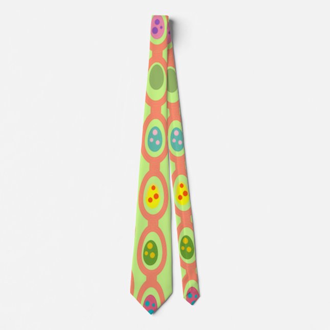 Mid-century Modern Eggs Tie (Front)