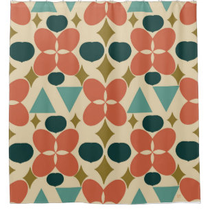 Mid Century Modern Flower Diamond Yellow