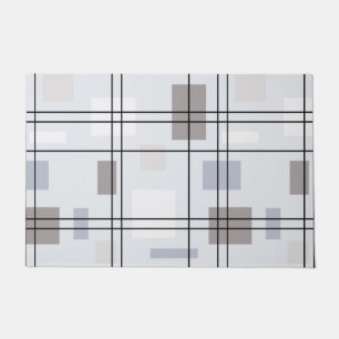 Mid Century Modern Geometric 16 Doormat