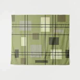 Mid Century Modern Geometric 18 Tapestry
