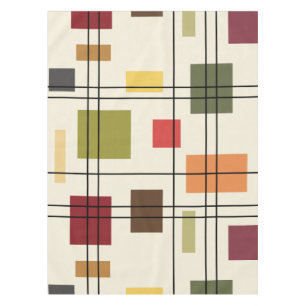 Mid Century Modern Geometric 1 Tablecloth