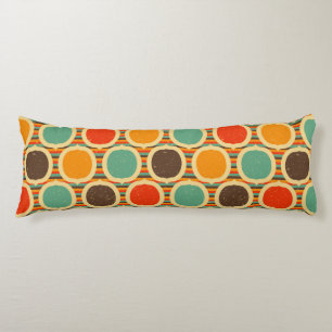 Mid Century Modern geometric 5 Body Pillow
