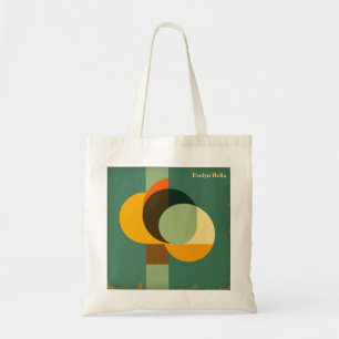Mid Century Modern Geometric Abstract Art Tote Bag