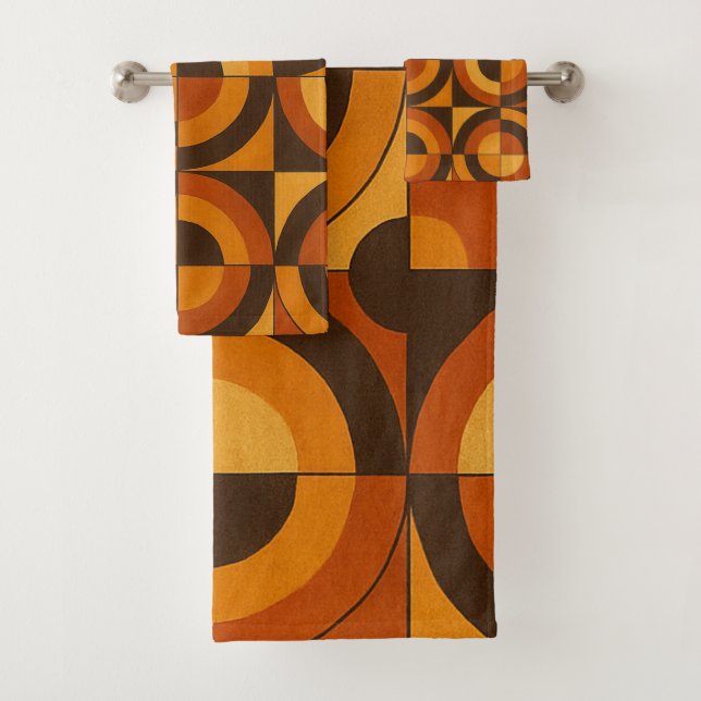 Mid Century Modern Geometric Abstract Pattern (En situation)