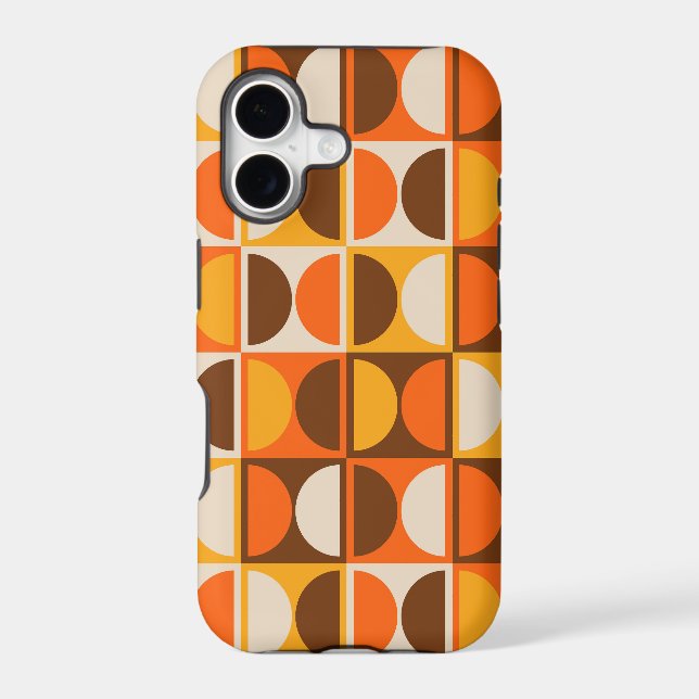 Mid Century Modern Geometric Abstract Pattern (Back)