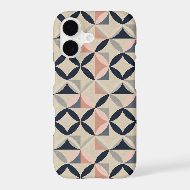 Mid Century Modern Geometric Abstract Pattern  (Back)