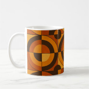 Mid Century Modern Geometric Abstract Pattern Coffee Mug