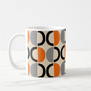Mid Century Modern Geometric Pattern Coffee Mug