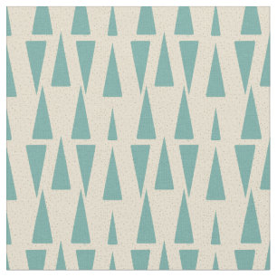 Mid Century Modern Geometric Pattern Fabric