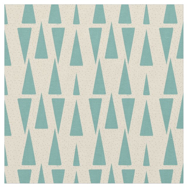 Mid Century Modern Geometric Pattern Fabric (Close Up)