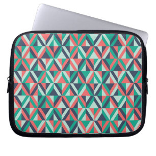 Mid-Century Modern Geometric Pattern Laptop Sleeve