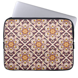 Mid-Century Modern Geometric Pattern – Retro Abstr Laptop Sleeve
