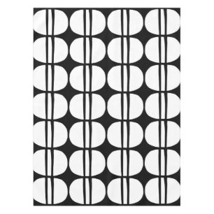 Mid Century Modern Geometric Pattern Tablecloth
