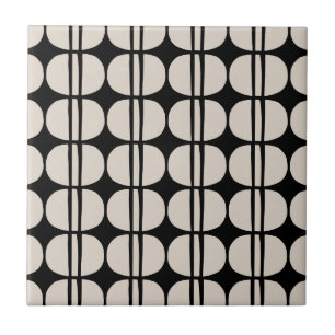 Mid Century Modern Geometric Pattern Tile