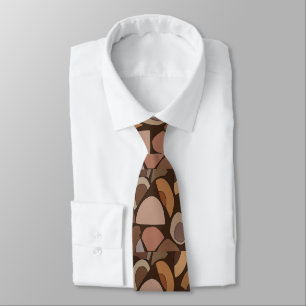 Mid Century Modern Geometric Shapes Tie