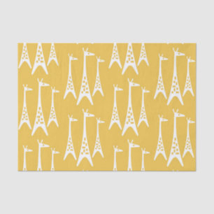 Mid Century Modern Giraffe Pattern Tissue Paper