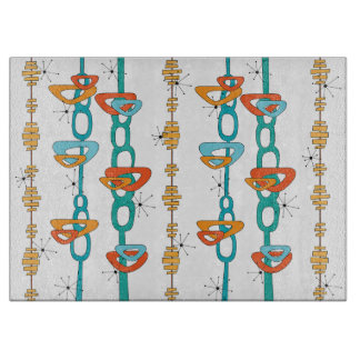 Mid Century Modern Glass Cutting Board