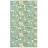 Mid Century Modern Graphic Design Tablecloth
