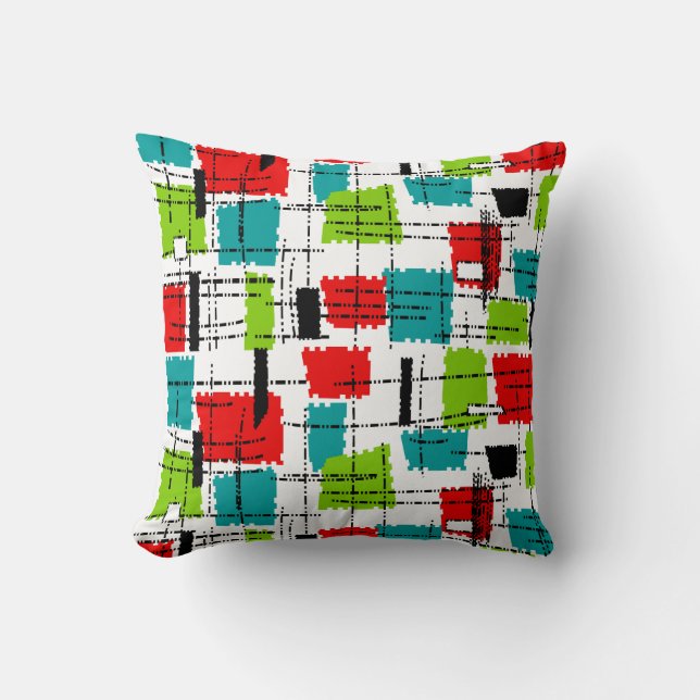 Mid-Century Modern Inspired Pillow #738 (Front)