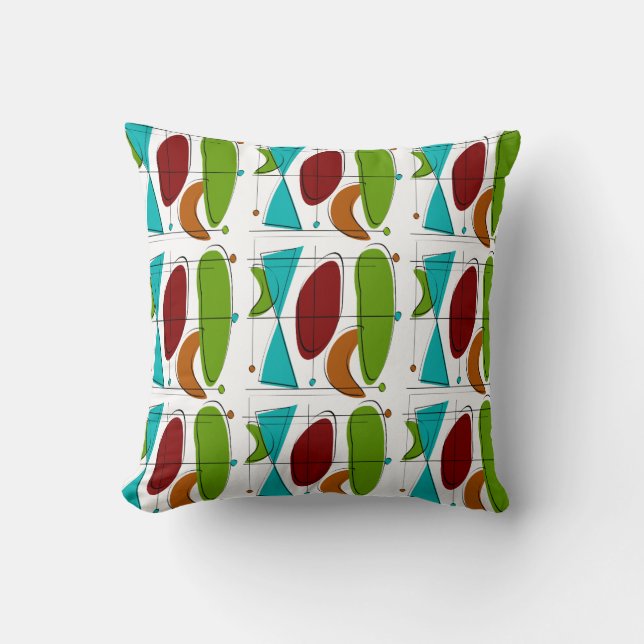 Mid-Century Modern Inspired Pillow #799 (Front)