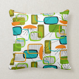 Mid-Century Modern Inspired Pillow Abstract #71