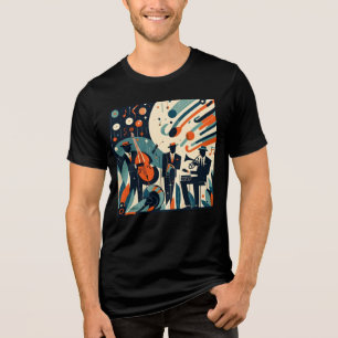Mid Century Modern Jazz Age Trio Tri-Blend Shirt