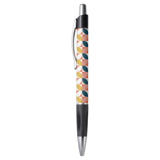 Mid-Century Modern Leaf Pattern Pen (Top (Vertical))