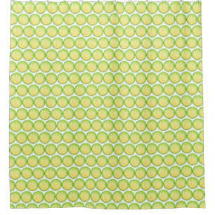 Mid Century Modern Lemon Lime Watercolor Circle